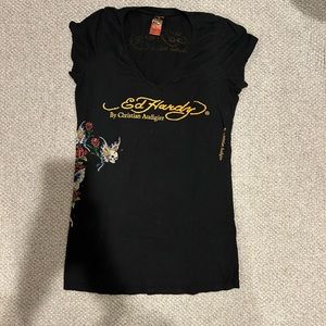 Ed hardy v neck